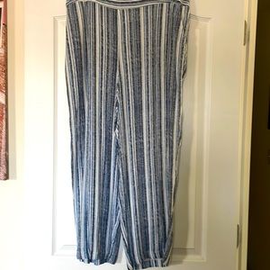 Nine West blue stripe pants